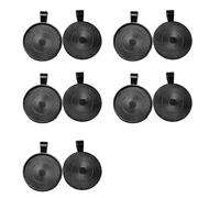 LLHCF Bandeja colgante redonda antigua con construcción de aleación de zinc para collares, proyectos de manualidades, soporte multiusos para colgantes de aleación de zinc, talla única, como se