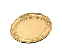 LLHCF Bandeja decorativa ovalada de resina con base antideslizante segura para exposiciones de joyas, organizador de accesorios antideslizante, talla única, como se describe