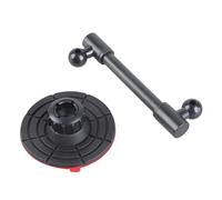 LLHCF Base de soporte para teléfono de coche con potente adhesivo para dispositivos de navegación de teléfonos inteligentes, soportes de bola estables de 17 mm, base adhesiva a prueba de golpes