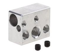 LLHCF Bloque calefactor de aluminio para impresora 3D, extrusora Hotend Hotend, bloque calefactor de aluminio