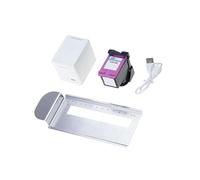 LLHCF Bolígrafo portátil de impresión de alimentos recargable USB C, herramienta ligera para postres artísticos, creación de espuma, impresora portátil de alimentos, carga USB