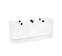 LLHCF Bolsa de pesca para señuelos al aire libre, contenedor de peso transparente para almacenar y transportar, bolsa plegable de observación en vivo