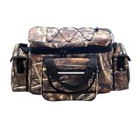 LLHCF Bolsa de transporte de equipo de pesca con múltiples bolsillos, bolsa de aparejos de pesca al aire libre, impermeable, bolsa de hombro de tela Oxfords para exteriores, portátil, multibolsillos