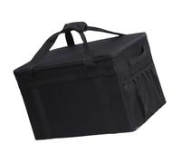 LLHCF Bolsa de transporte para cocina de camping al aire libre, resistente al agua, para viajes, utensilios de cocina, bolsa de almacenamiento, organizador de artículos diversos, Black