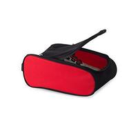 LLHCF Bolsa de zapatos de golf portátil con cremallera, bolsa de transporte de zapatos de viaje, organizador de zapatos de viaje, accesorios para hombres y mujeres, organizador de zapatos de malla