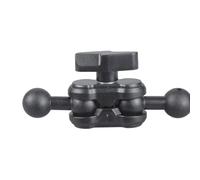 LLHCF Brazo de extensión ajustable con cabeza esférica de 17 mm con agarre seguro para teléfonos inteligentes, soportes de coche, cabeza de doble esfera para absorción de parabrisas