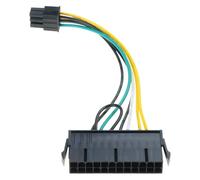LLHCF Cable de conversión de fuente de alimentación de 24 pines a 6 pines de repuesto para placa base de computadora 3650 3040 7040, accesorios de repuesto