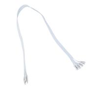 LLHCF Cable de extensión del conector del panel frontal para interruptores de reinicio de alimentación de computadora, luz LED, PVC, durabilidad, placa base, extensor de cable