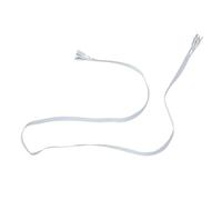 LLHCF Cable de extensión del conector del panel frontal para interruptores de reinicio de alimentación de computadora, luz LED, PVC, durabilidad, placa base, extensor de cable