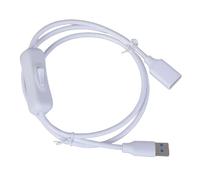 LLHCF Cable de extensión USB 3.0 macho a hembra con conmutador de 5 Gbps para una fácil transferencia de datos y fuente de alimentación en PC y coche, cable adaptador USB tipo A macho a hembra