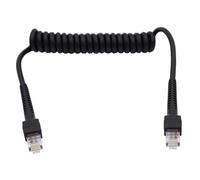 LLHCF Cable de red flexible Cat6 de 8 núcleos con conectores RJ45 sin enganches para sistemas Gigabit Ethernet y sistemas de seguridad, cable de resorte Gigabit Ethernet