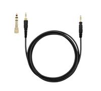 LLHCF Cable de repuesto de 3,5 mm macho a macho de 6,35 mm para auriculares EAH DJ1200 con conectores chapados en oro, cable adaptador de 6,35 mm