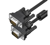 LLHCF Cable VGA flexible de 15 pines macho a macho con diseño antiinterferencias para monitores de pantalla claros