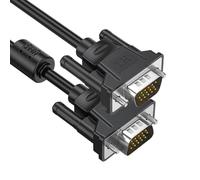 LLHCF Cable VGA flexible de 15 pines macho a macho con diseño antiinterferencias para monitores de pantalla claros