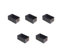 LLHCF Caja de almacenamiento para jeans, camisetas, pantalones, ropa, armario, cajón, camisas, pantalones, contenedor con asas resistentes, pantalones, armario, jeans, camisetas, caja de
