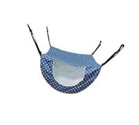 LLHCF Cama colgante ajustable para gatos y mascotas, hamaca de descanso lavable a máquina con cuerda estable para jaula de árbol colgante