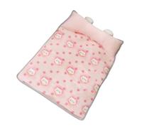 LLHCF Cama de seda de hielo para mascotas, almohadilla de refrigeración para mascotas pequeñas, cómoda almohadilla fría para razas de gatos, fácil de limpiar, cama de descanso para perros y gatos