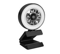 LLHCF Cámara web de alta definición 1080P 2K con micrófono integrado giratorio USB 2.0, enchufe y para jugar, cámara de conferencia, calli