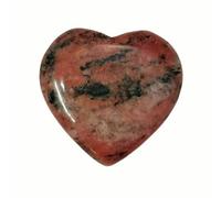 LLHCF Colgantes de corazón para hacer joyas, accesorio de moda, textura de piedra para hacer joyas únicas y accesorios de manualidades