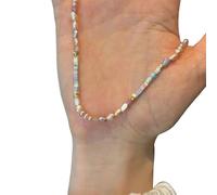 LLHCF Collar de perlas para perro, collar de Navidad para mascotas, regalo para gatos y perros, gargantilla decorativa suave para gatos