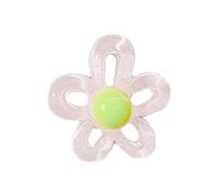 LLHCF Colorido colgante de flor hueca para hacer joyas, suministros hechos a mano, 31 x 29 mm, 10 colores para hacer joyas para mujeres