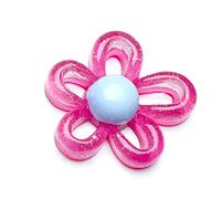 LLHCF Colorido colgante de flor hueca para hacer joyas, suministros hechos a mano, 31 x 29 mm, 10 colores para hacer joyas para mujeres