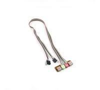 LLHCF Conector de cable de ordenador para PC, panel frontal, USB de 3,5 mm, USB2.0, protector de enchufe extendido, micrófonos, cable de auriculares, repuesto para panel de PC