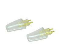 LLHCF Conectores de cable de sonido compatibles con TH900 MKII TH600 TH909, conectores de sonido de 4 mm de agujero MMCX