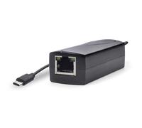 LLHCF Convertidor de alimentación a través de Ethernet a USB C de 10/100 Mbps para smartphone, adaptador USB C a Ethernet, adaptador Ethernet de 10/100 Mbps para teléfonos