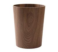 LLHCF Cubo de basura de madera para almacenamiento creativo, cubo de basura para el hogar, papelera, habitación, oficina, papelera, reciclaje nórdico