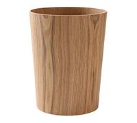 LLHCF Cubo de basura de madera para almacenamiento creativo, cubo de basura para el hogar, papelera, habitación, oficina, papelera, reciclaje nórdico