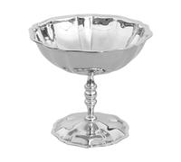 LLHCF Cuenco de postre de acero inoxidable para sorbete y mousses para servir yogures con pies, platos para fiestas, vajilla, decoración de cocina, cuenco de postre de acero inoxidable