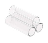 LLHCF Decoración de acuario tubo acrílico cueva peces para tanque accesorios transparente casa camarón escondite puntos calentadores luz termómetros grava arena decoraciones filtro luz aire