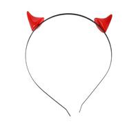 LLHCF Diadema de cuerno de diablo para el pelo para fiesta de cosplay, Halloween, disfraz, tocado, máscaras, fiesta