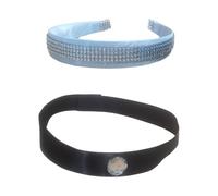 LLHCF Diadema de perlas brillantes y gargantilla, accesorio de disfraz para fiestas de cumpleaños de niños y eventos escolares