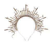 LLHCF Diadema punk de gorgona de serpiente, disfraz de cosplay de serpiente mítica griega, diadema para adultos, máscaras, fiesta