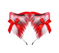 LLHCF Diadema unisex para estudiantes étnicos para tomar fotos con lazo, decoración de orejas, diademas de dibujos animados para cosplay