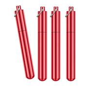 LLHCF Dispensador de palillos de dientes de aluminio a prueba de fugas, organizador multiusos, resistente al agua, para oficina, camping, contenedor de metal esencial