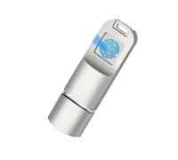 LLHCF Dispositivo de almacenamiento intermitente USB C, autenticación de huellas dactilares, USB C, Stick 16/32/64/128/256G, unidad de disco de memoria de seguridad de transferencia rápida de datos