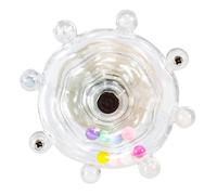 LLHCF Divertido juguete giratorio adecuado para pájaros traviesos como tortolitos y cacatúas para garantizar el entretenimiento masticando para masticar el color del loro