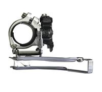 LLHCF Durabilidad para desviadores delanteros de bicicleta, plegados, convertidor de abrazadera para una instalación rápida sin herramientas complejas, adaptador de marco de durabilidad