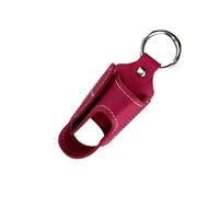 LLHCF Elegante funda para inhalador de piel sintética con hebilla de metal, soporte portátil para una fácil fijación a bolsas, cinturones o llaves, funda de inhalador de uso diario