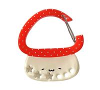 LLHCF Elegante gancho de mosquetón para decoración de bolsa, llavero con hebilla, colgante de manual, accesorios de llavero acrílico para mujer, llavero ligero