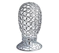 LLHCF Elegante soporte para pelucas y sombreros, cabeza de maniquí de metal, adecuado para entusiastas de la moda, regalos y peluquerías
