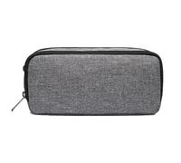 LLHCF Espaciosa bolsa escolar para bolígrafos, resistente a desgarros, diseño de tela Oxford, ligero soporte para lápices para estudiantes, para almacenamiento esencial de lápices, diseño Oxford, gris