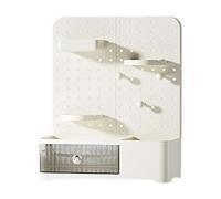 LLHCF Estante de almacenamiento abierto para colecciones de embalajes ciegos, cajones deslizantes suaves, diseño de materiales ABS, organización de escritorio, organizadores de almacenamiento de