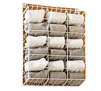LLHCF Estante de hierro para ropa interior, sujetadores, calcetines, soporte de almacenamiento de metal para el hogar, dormitorio, dormitorio, montado en la pared