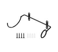 LLHCF Estante de vino de hierro forjado que ahorra espacio, soporte de metal montado en la pared, accesorios de almacenamiento incluidos para restaurantes domésticos