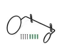 LLHCF Estante de vino de hierro forjado que ahorra espacio, soporte de metal montado en la pared, accesorios de almacenamiento incluidos para restaurantes domésticos