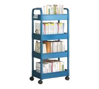 LLHCF Estante para aperitivos y bebidas, fácil de montar, carrito rodante de 4 niveles, solución de almacenamiento para picnic, estante móvil para organización de dormitorio